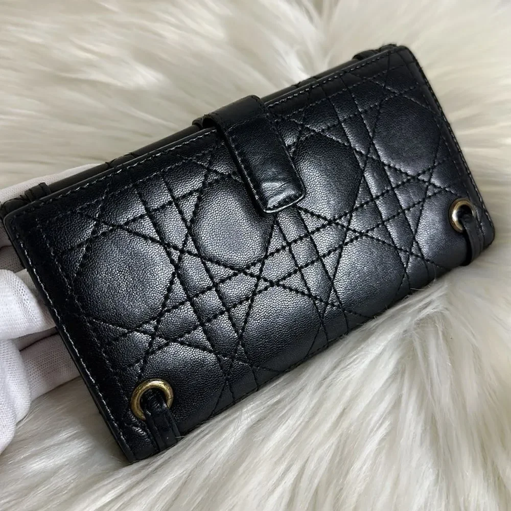 💯Authentic Christian Dior Long Wallet 🍀